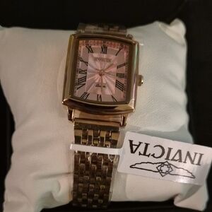Invicta Rose Gold Watch with Pink Dial